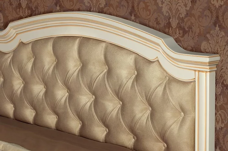 Комплект мебели для спальни Марлен №3 Кремовый белый Патина_11