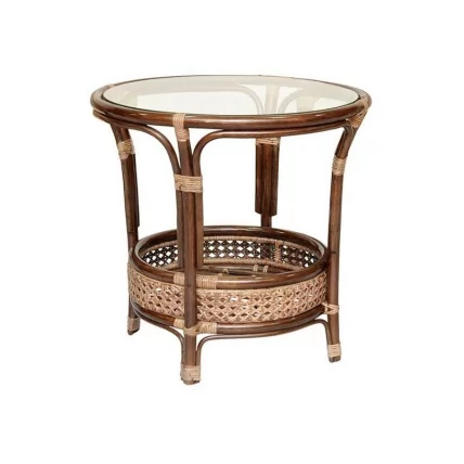 Стол круглый Пеланги Pelangi 02/15-2 орех матовый_0