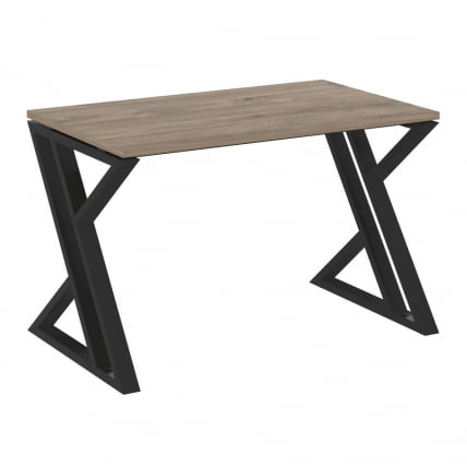 Стол рабочий LOFT VR.L-SRZ-2.7 Металл черный Тиквуд темный_0