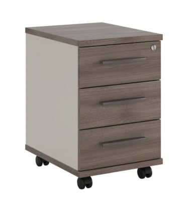 Тумба подкатная 3 ящика New Line NLN36330331 Дуб шамони темный_0