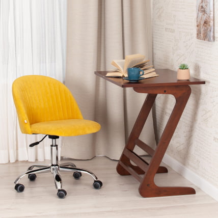 Кресло MELODY велюр Clermon, горчичный, 170_11