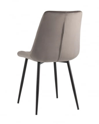 Стул Флекс New велюр антрацитовый 2 шт._4