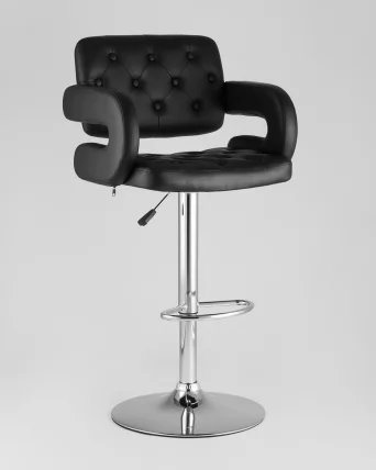 Барный стул Бентли PU-кожа Черный_1