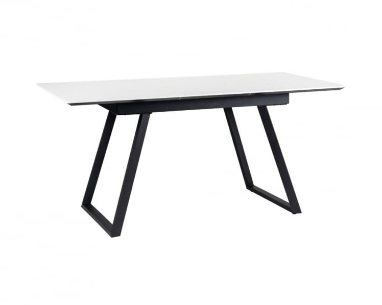 Стол Пеле раздвиж. 140-180 Светлый мрамор/Бабочка_2