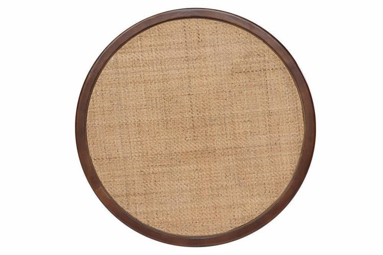 Стол THONET(mod.T9032-100) дерево береза/стекло, диаметр 100 см, высота 76 см, Темный Орех_4