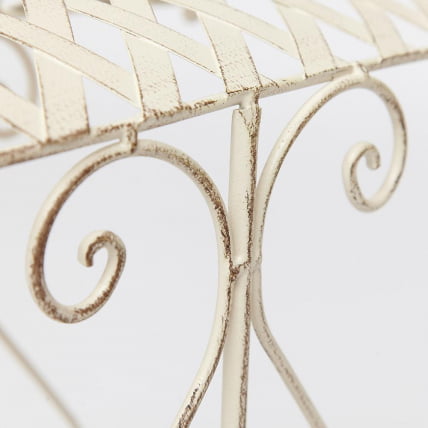 Цветочница Secret de Maison CARRIAGE (mod. PL08--6954) металл, 40х23х55см, Античный белый (Antique White)_7