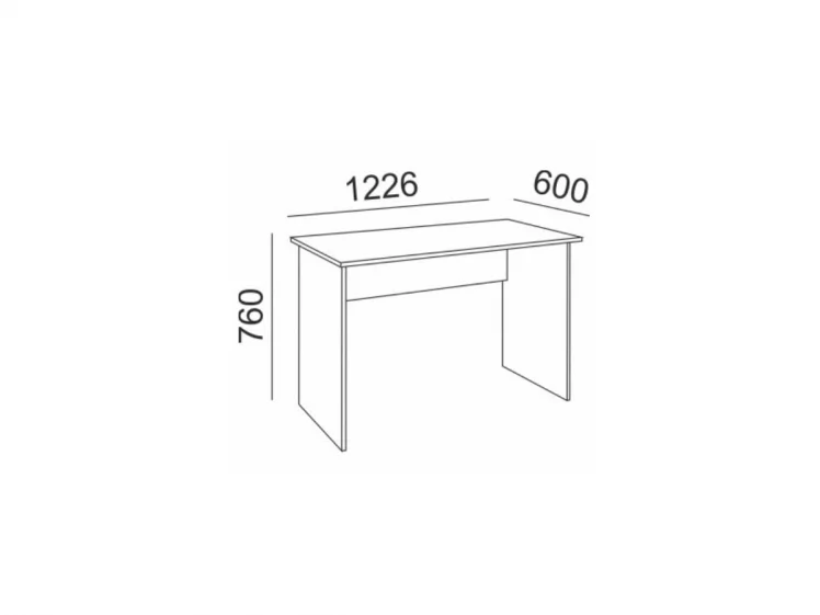 Стол прямой Walker модуль №8_1