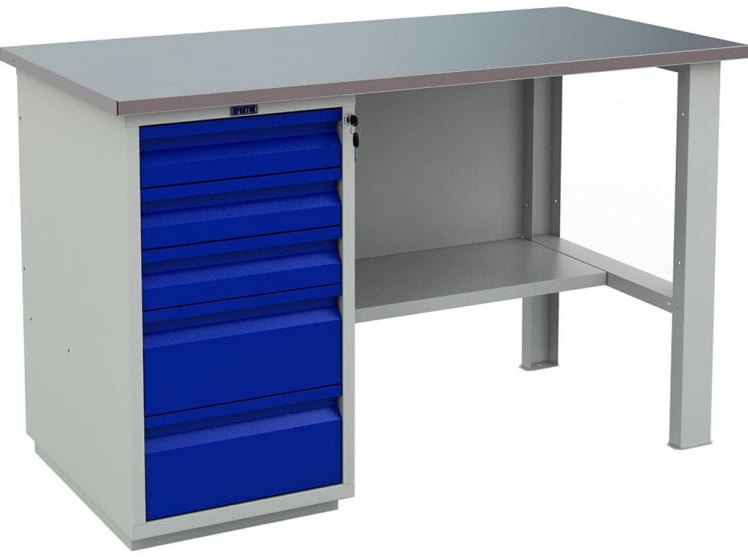 Верстак WT140.WD5/F1.000 Серо-синий_0