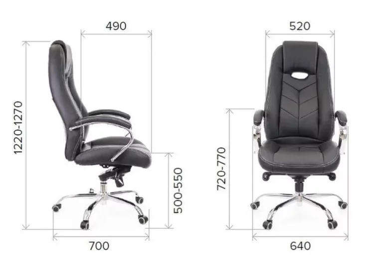 Кресло руководителя Drift M экокожа Коричневый_4