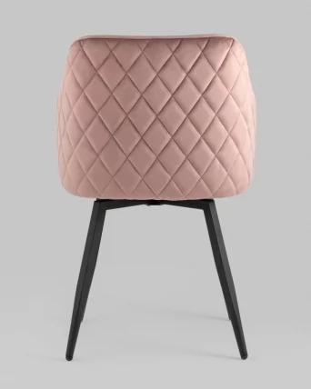 Стул Ника вращающийся велюр Пыльно-розовый_4