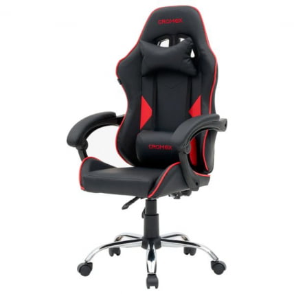Кресло компьютерное CРОМЕКС (КРОМЕКС) ДЖокер ГМ-125 экокожа черное/красное / CROMEX Joker GM-125_2