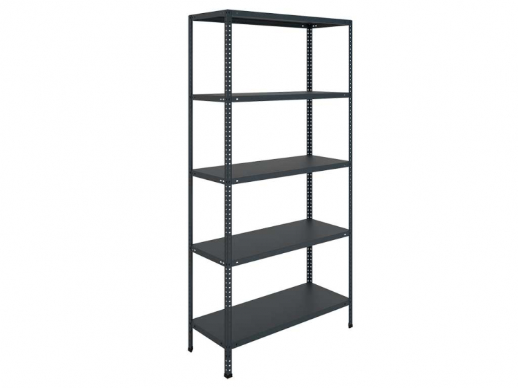 Стеллаж МС 200/100кс40/5 Блаcк / MS 200/100x40/5 Black_0