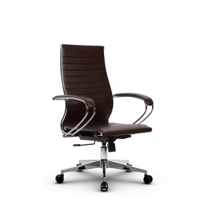 Кресло офисное МЕТТА Комплект 10, Основание 17834 Комплект 3 Коричневое_0