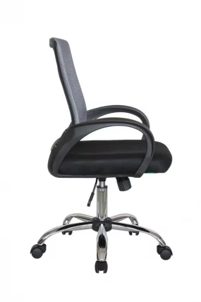 Кресло оператора Riva 8099 Черный-серый_2