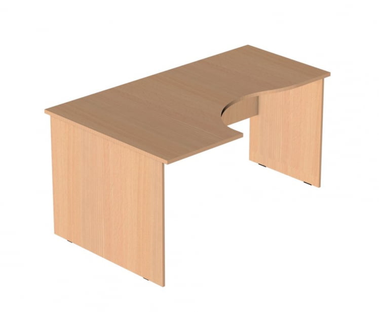 Стол компьютерный угловой Р.СКУ-16 (левый) Крафт белый_0