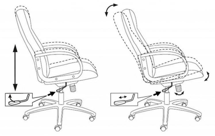 Кресло руководителя Бюрократ T-898/3С1GR_6
