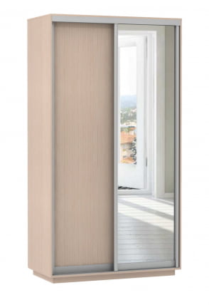 Шкаф-купе двухдверный Экспресс Хит Медиум Дуб молочный_0