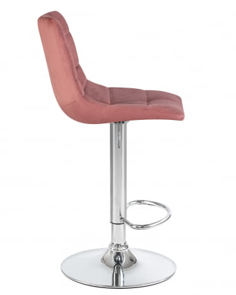 Стул барный DOBRIN TAILOR Пудрово-розовый велюр MJ9-32_2