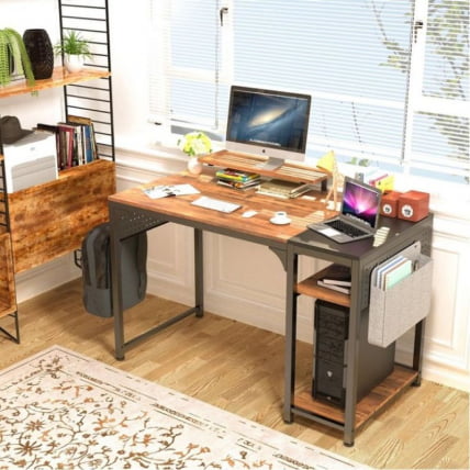 Компьютерный стол EUREKA ZX-SS120B-RBB Brown_7