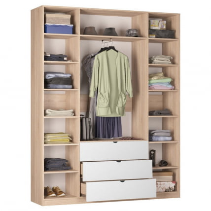 Шкаф распашный Р-230х180х45-3-ТР-М(Венге-ДМ) / R-230х180х45-3-TR-M(Венге-ДМ)_1