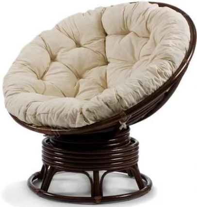 Кресло-качалка Papasan ROCKER MI-004 с подушкой Орех_0