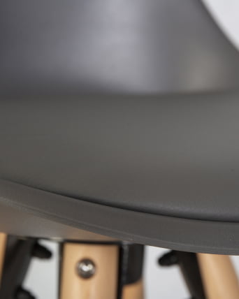 Стул полубарный DOBRIN RONNI Темно-серый GR-04_8