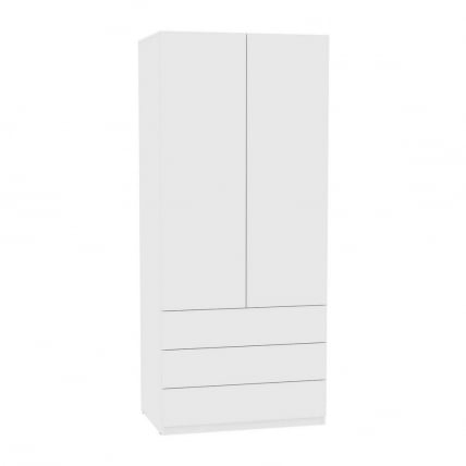 Шкаф распашный R-198х90х45-4-PO(Белый)_0