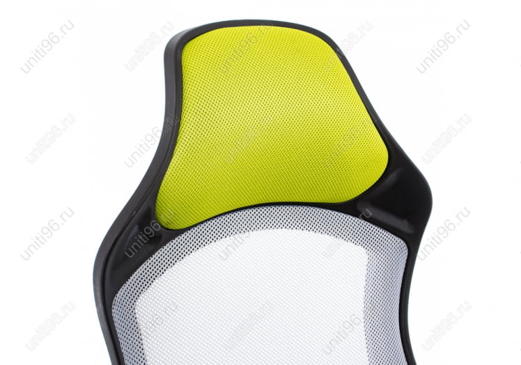 Компьютерное кресло Атлант Белое-Черное-Зеленое / Atlant_5