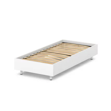 Кровать односпальная с ортопедическим основанием Ornata Н-450 Белый Шагрень_0