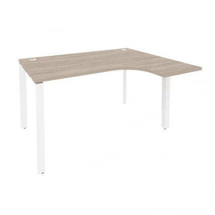 Стол эргономичный правый на П-образном м/к ONIX O.MP-SA-3R Дуб Аттик/Белый_0