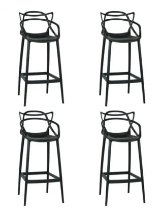 Стул барный ДОБРИН МАСТЕРС БАР (черный (Б-03)) 4 шт / DOBRIN MASTERS BAR (B-03))_0