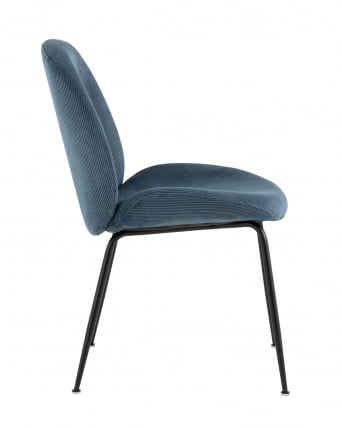 Стул Beetle велюр Голубой_3