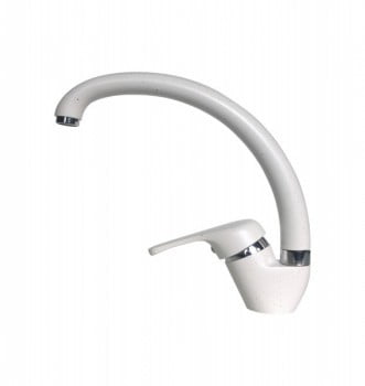 Смеситель Кухонный Lex Isonzo White_0