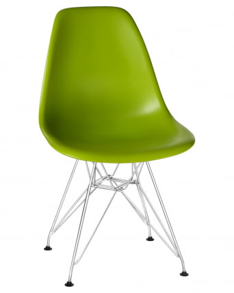 Стул обеденный DOBRIN DSR ножки хром Салатовый G-08_0