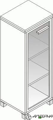 Шкаф для документов Л.Ш-3С левый Орех_0