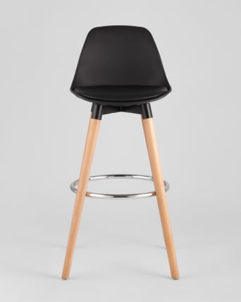 Полубарный стул Мартин экокожа Черный_2