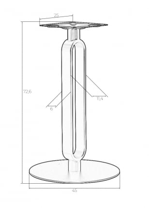 Подстолье обеденное DOBRIN ELAN BLACK_4