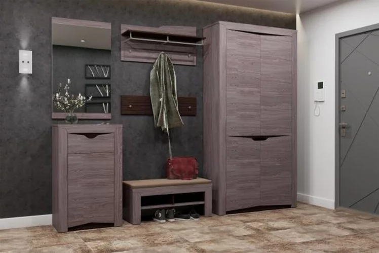 Зеркало навесное Лючия 33.13-01 Ясень анкор темный_1