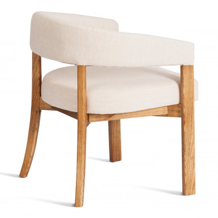 Стул СУРТУР дерево вяз/ткань лен, груша№3/бежевый лен, 54х53х74 см / SURTUR_2