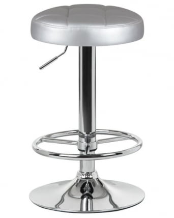 Табурет барный DOBRIN BRUNO (серебряный) 2 шт_1