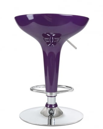 Стул барный DOBRIN BOMBA (фиолетовый металлик) 2 шт_5