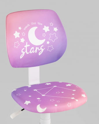 Кресло компьютерное детское ЛОЛО Starry Night пластик белый_2