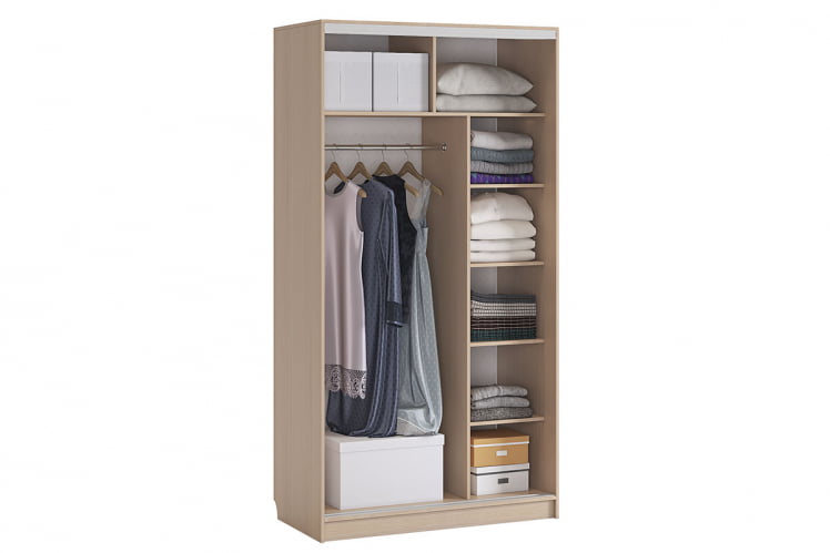 Шкаф-купе Рио 7-600 07 SK-04R18 дуб млечный_1