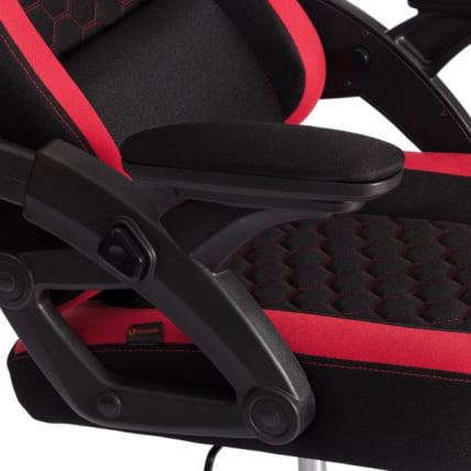 Кресло iShark ткань, черный / красный_10