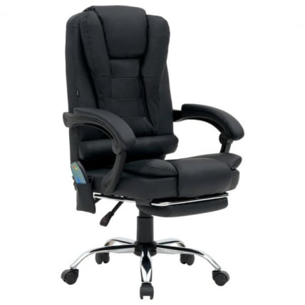 Кресло офисное CРОМЕКС (КРОМЕКС) Лоунге МС-007 экокожа черное / CROMEX Lounge MS-007_0