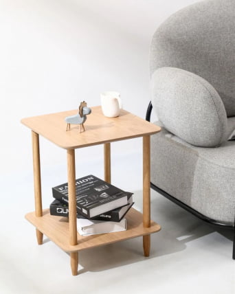 Журнальный столик Stiff 40x40 Светлое дерево_5