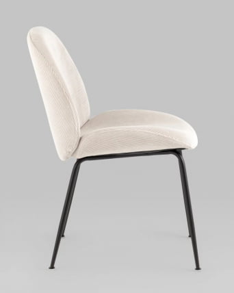 Стул Beetle велюр Бежевый_11