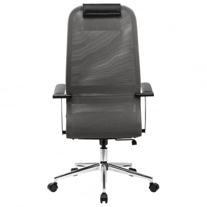 Кресло руководителя BRABIX PREMIUM Ultimate EX-801 хром Черное/серое_5