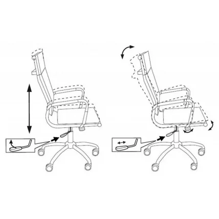 Кресло руководителя Бюрократ CH-993/gold_7