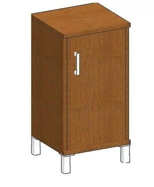 Стеллаж с дверью ДСП В411.2 L Дуб девон_0